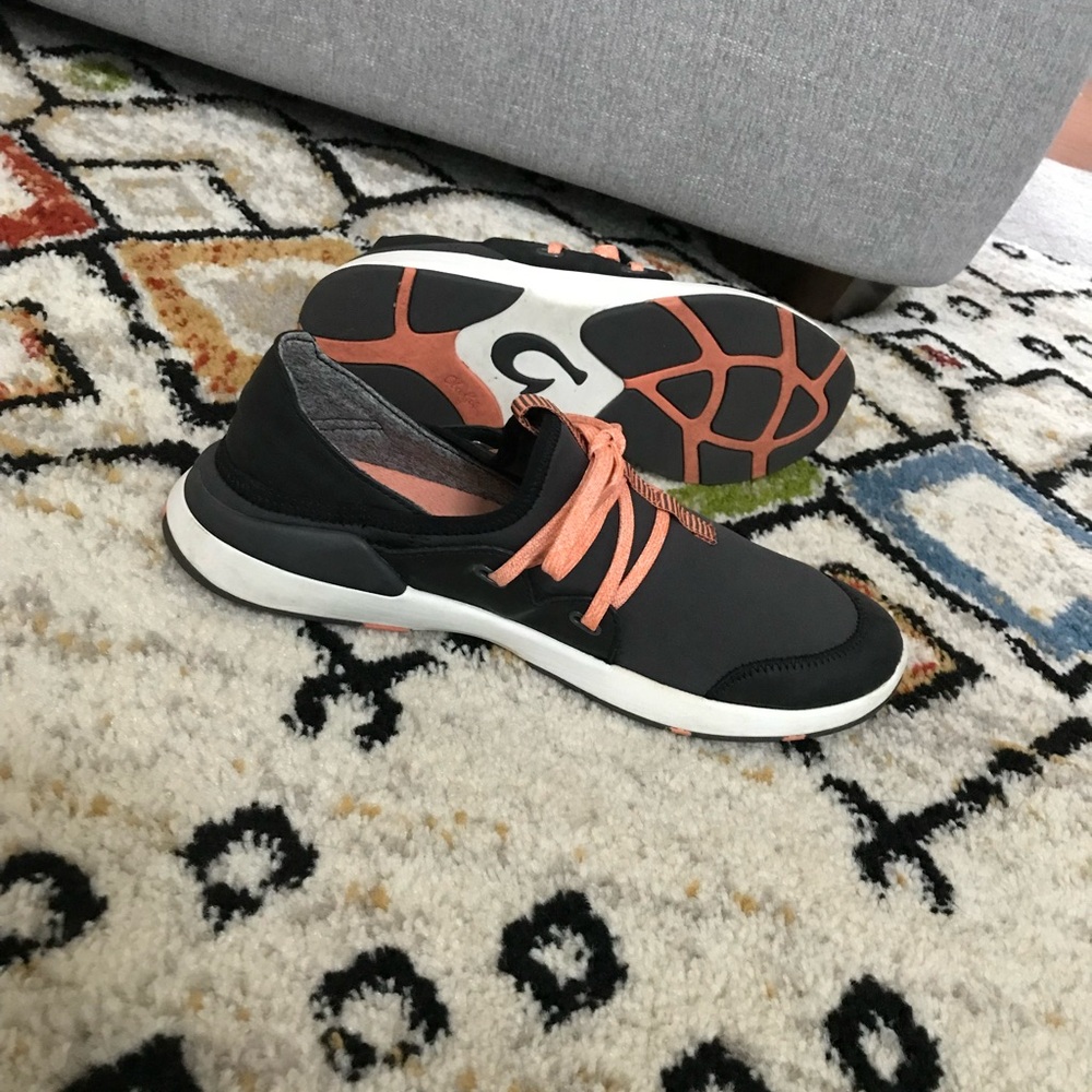 OluKai Black and Pink Athletic Shoes - Picture 5 of 9